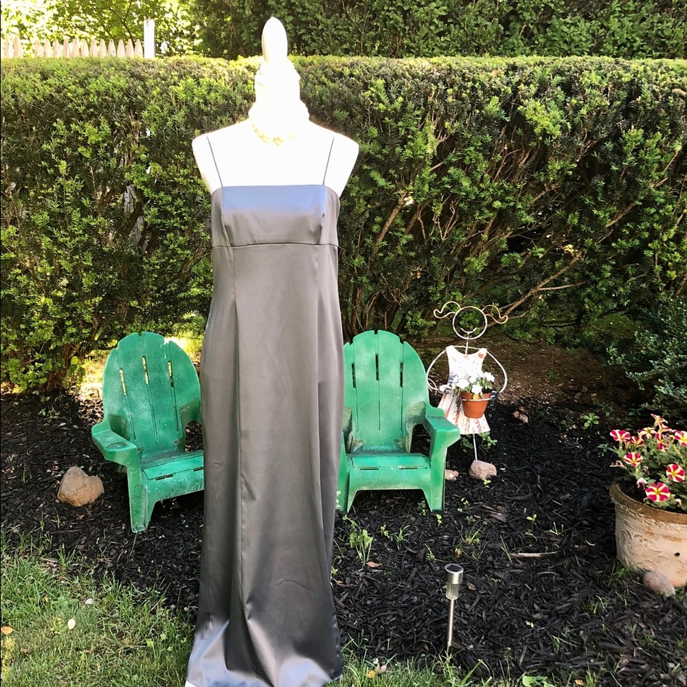 Full Length Phoebe Chiffon Strapless Dress 8P